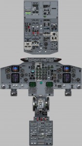 Boeing 737 EFIS layout cockpit diagram