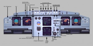 Airbus cockpit poster